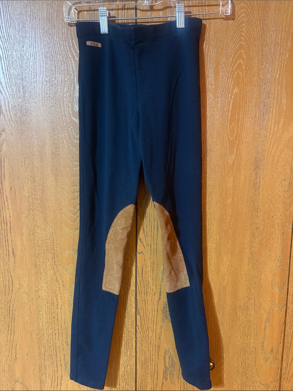 Polo Ralph Lauren - Cotton Riding Breeches with Brown Knee Patches